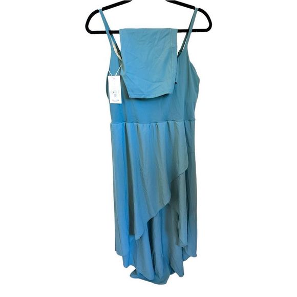 Halara Breezeful Backless High Low 2-Piece Side Pocket Flowy Midi Quick Dry Casu - Picture 5 of 9